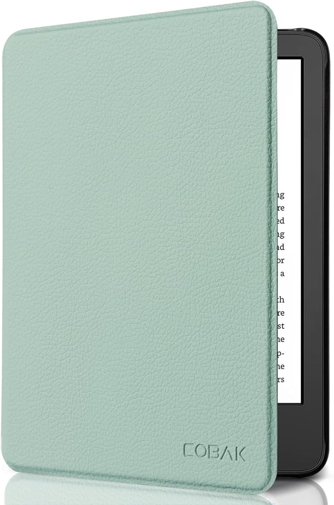 CoBak Hülle für Kindle 11. Generation 2022/2024 (Modell C2V2L3/RS23CV) – Leichte Schutzhülle mit Auto Sleep/Wake, Matchagrün