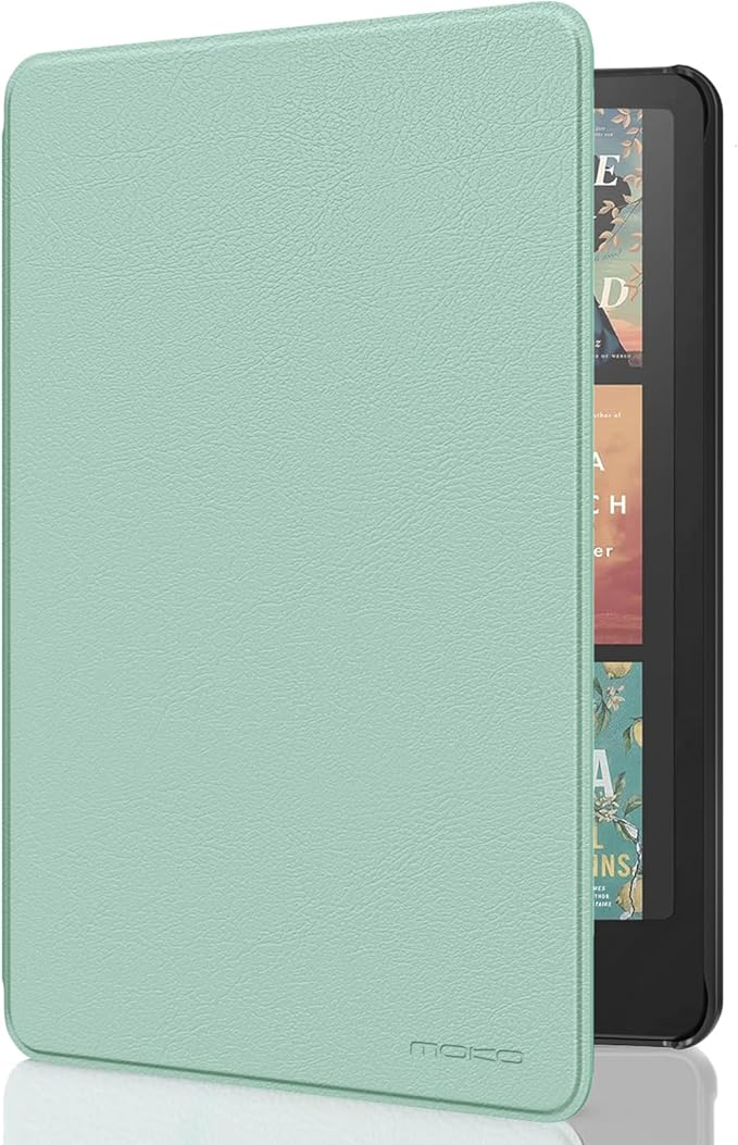 MoKo Hülle für Kindle Paperwhite 12th Gen 2024 & Kindle Colorsoft Signature Edition 2024, Auto Wake/Sleep, Agave Grün – P840401440810