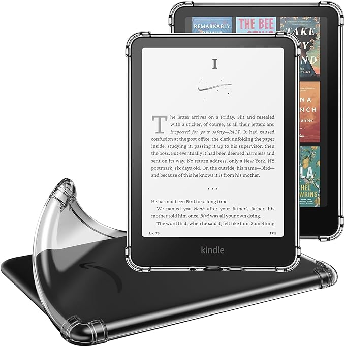 MoKo Hülle für Kindle Paperwhite 12. Gen 2024 & Colorsoft Signature Edition, transparente TPU-Schutzhülle – P840401440957