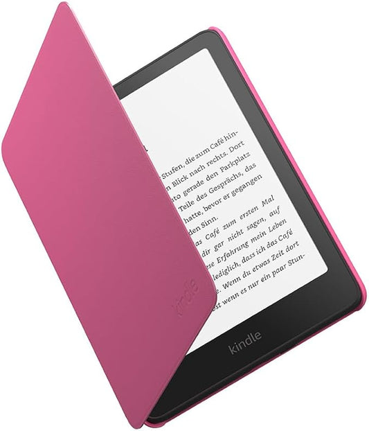 Amazon Kindle Hülle 035455 für Paperwhite & Colorsoft (2024) – Leichte, pflanzenbasierte Schutzhülle mit Mikrofaser-Innenseite und Buch-Funk