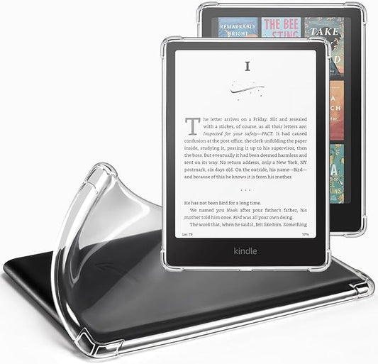 CoBak Klar Hülle für Kindle Paperwhite 12th Gen 7 Zoll 2024 & Kindle Colorsoft Signature Edition 1st Gen - Transparent Leicht Kratzfest