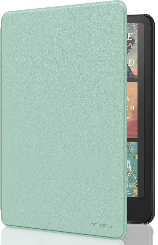 MoKo Hülle für Kindle Paperwhite 12th Gen 2024 & Kindle Colorsoft Signature Edition 2024, Auto Wake/Sleep, Agave Grün – P840401440810